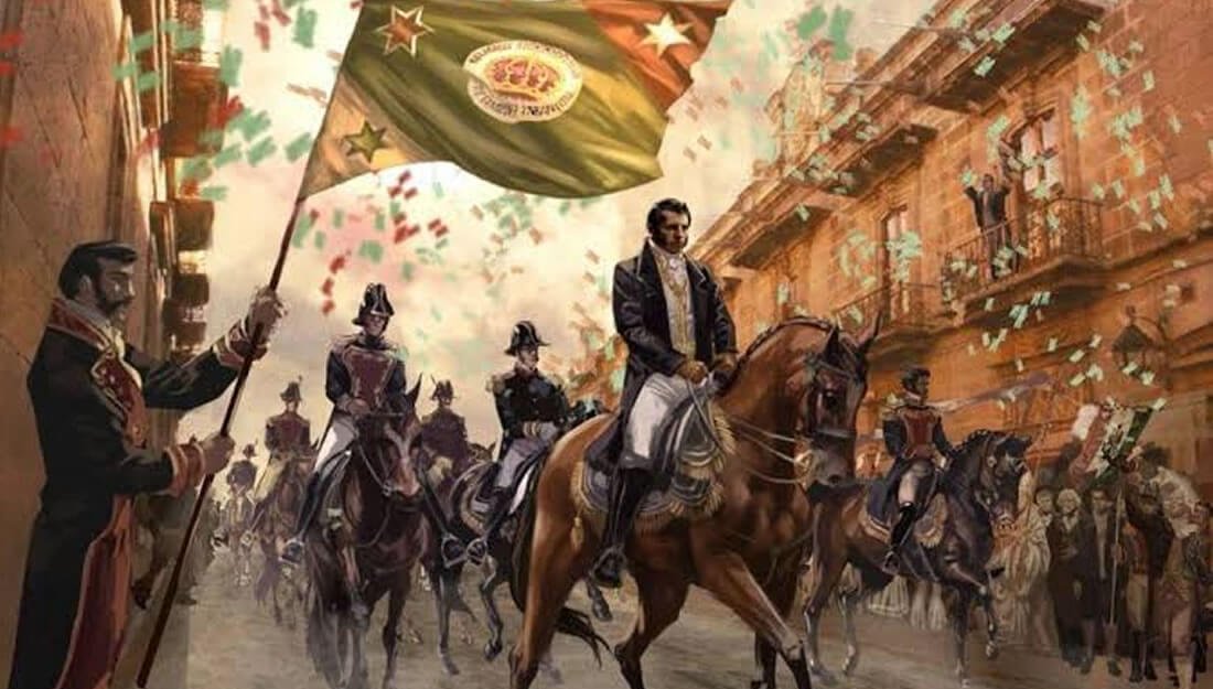 El 27 de septiembre se recuerda la entrada triunfante del ejército  trigarante a la ciudad de México - Revista Única Consumación de la Independencia de México