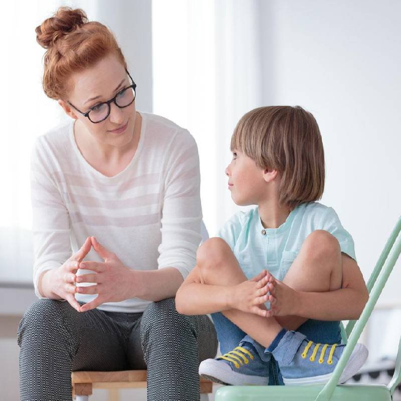 Hablar con los hijos.