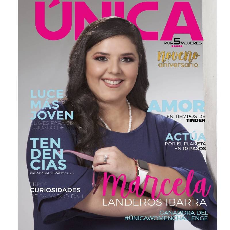 Marcela Landeros Portada Revista ÚNICA Puebla