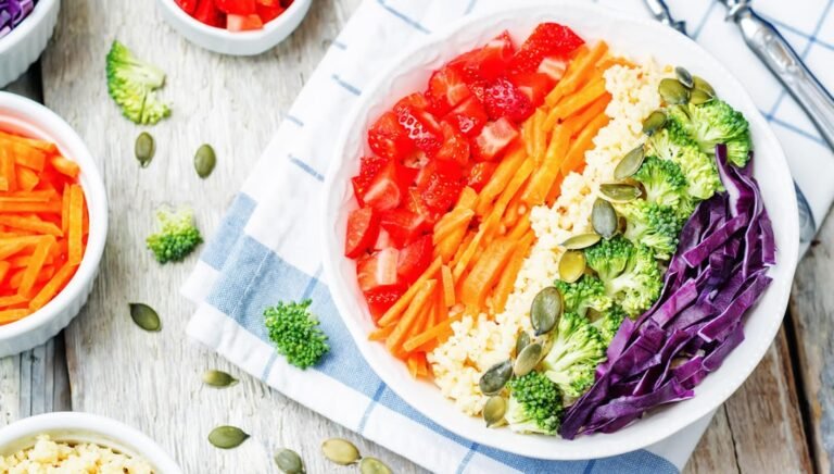 Ensalada arcoíris