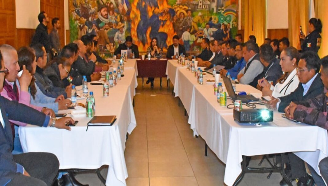 Texmelucan, sede de la mesa de seguridad y justicia regional Texmelucan, sede de la mesa de seguridad y justicia regional