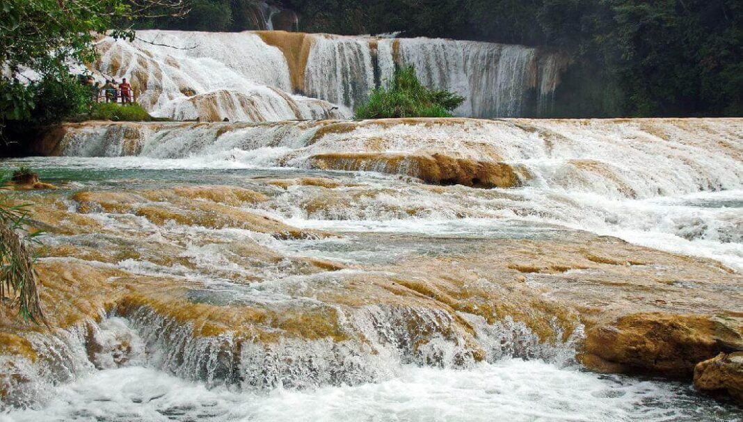 Visita las Cascadas de Agua Azul en Chiapas