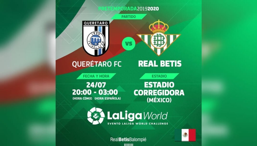 ¡Uno más a la lista! Betis de Lainez y Guardado anuncia amistoso en Querétaro con Gallos