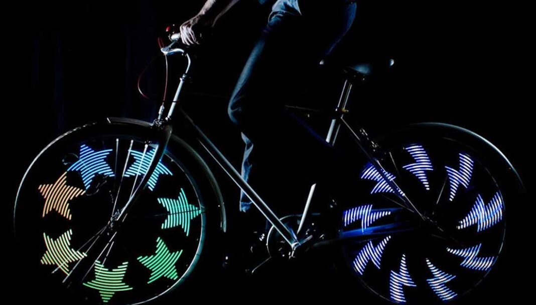 Convierte tu bicicleta en un espectáculo de luces y colores