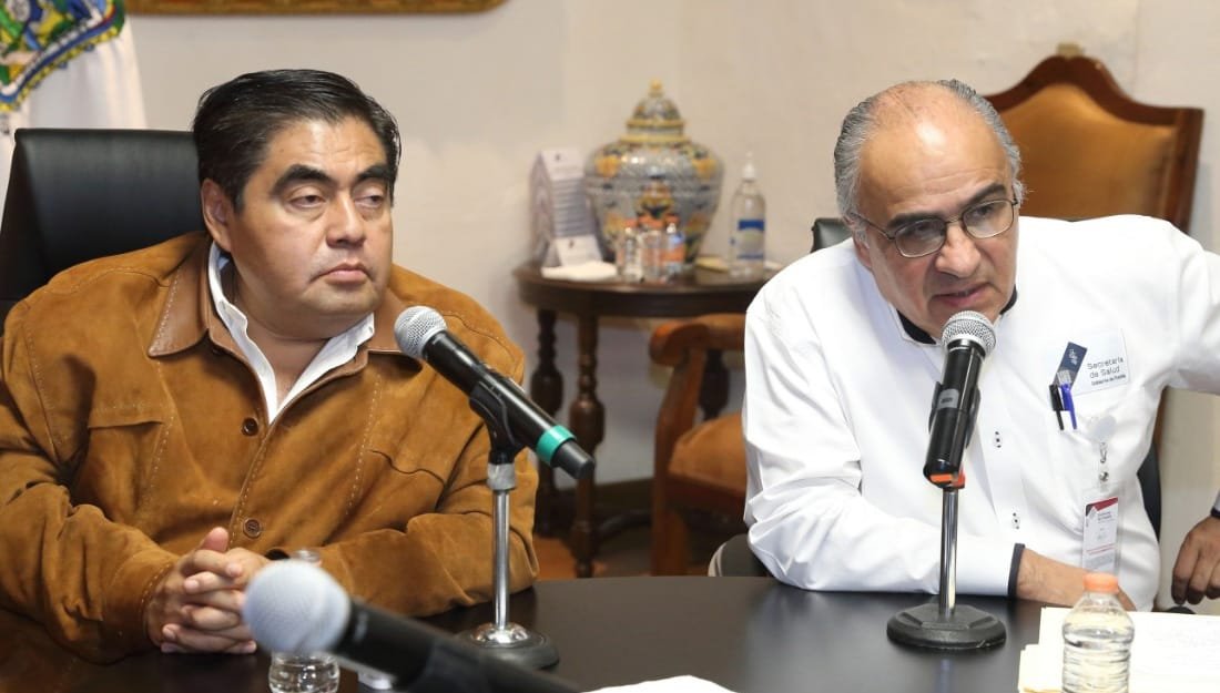 Confirma Barbosa nueve casos de coronavirus en Puebla