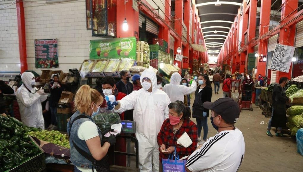 Verifican medidas preventivas ante COVID-19 en la Central de Abasto Verifican medidas preventivas ante COVID-19 en la Central de Abasto
