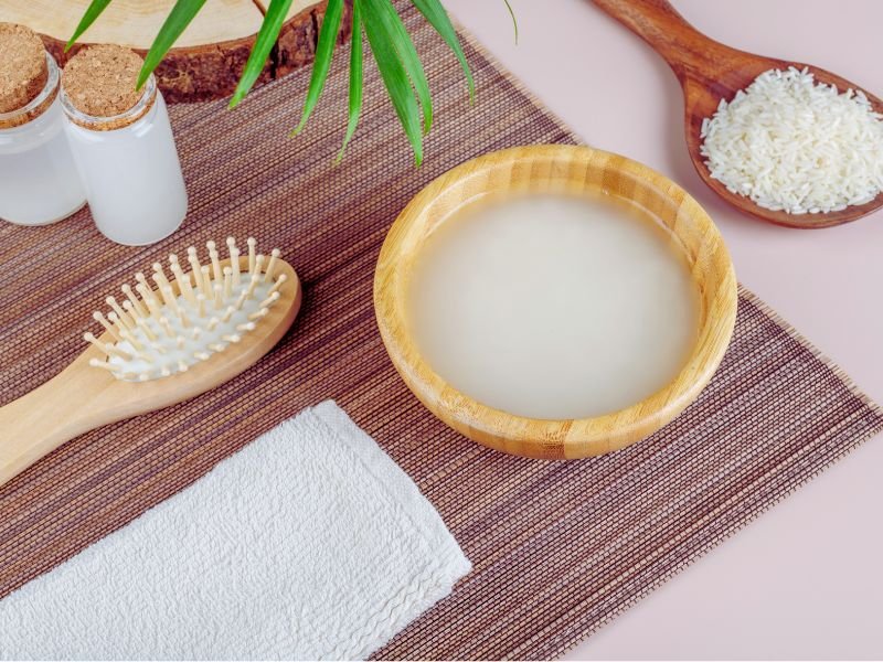 como ayuda el arroz a la piel