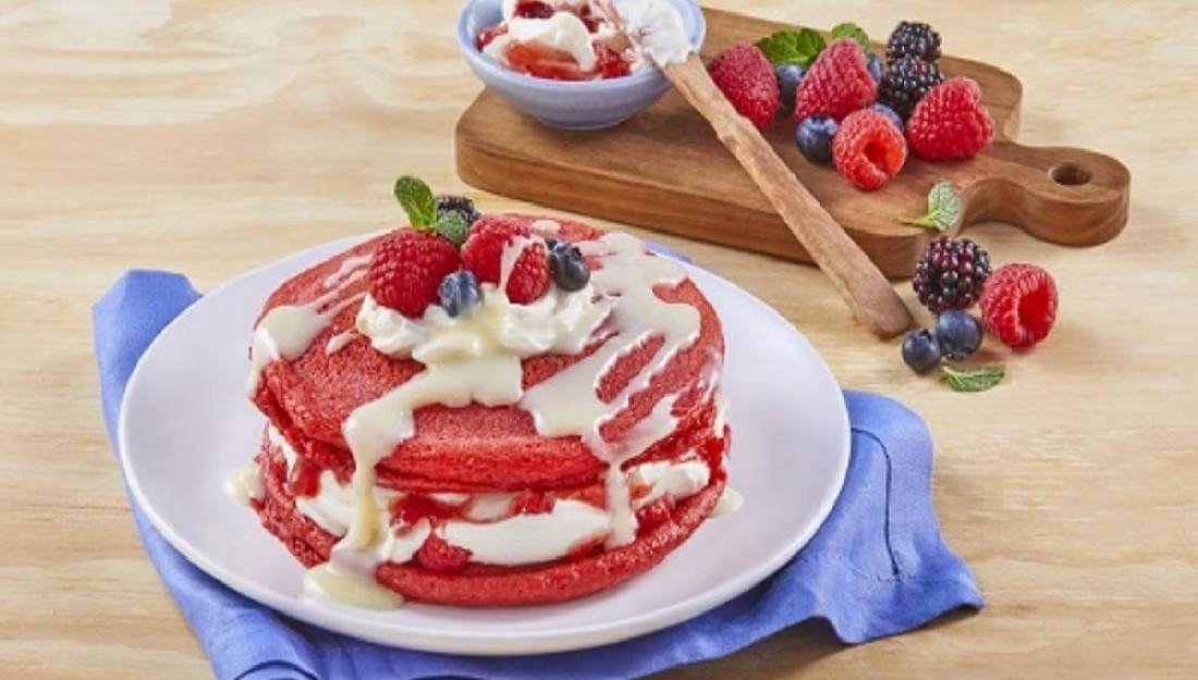 Hot cakes de red velvet