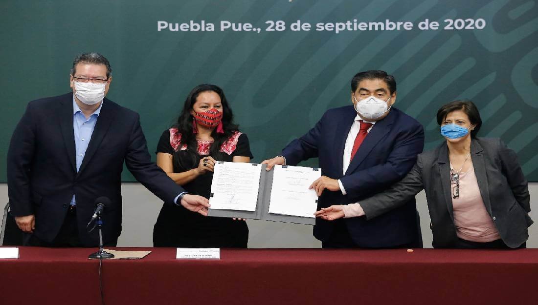 Participan Puebla y Tlaxcala en la Firma del Convenio para el Saneamiento del Río Atoyac