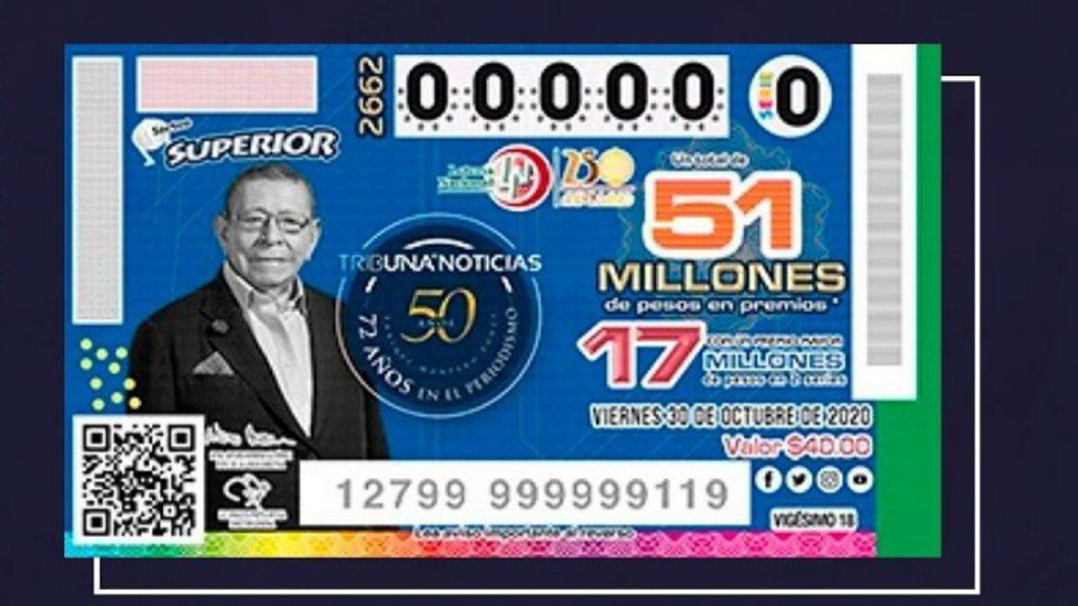 Enrique Montero Ponce en sorteo de la Lotería Nacional