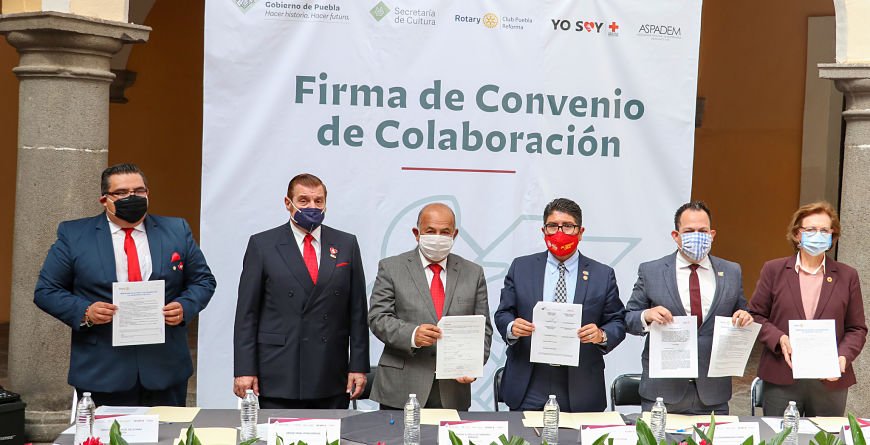 Fortalecerán SC y Club Rotary la difusión cultural en el estado