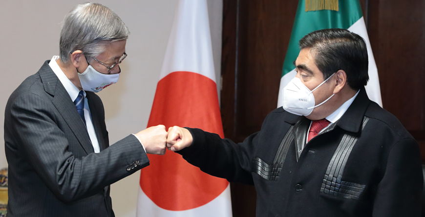 Propone Japón a Puebla ampliar las relaciones bilaterales Propone Japón a Puebla ampliar las relaciones bilaterales