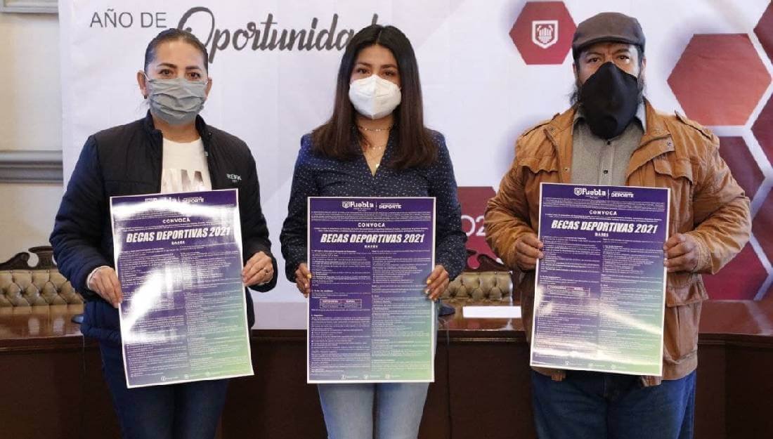 Presenta Ayuntamiento de Puebla convocatoria de Becas Deportivas 2021