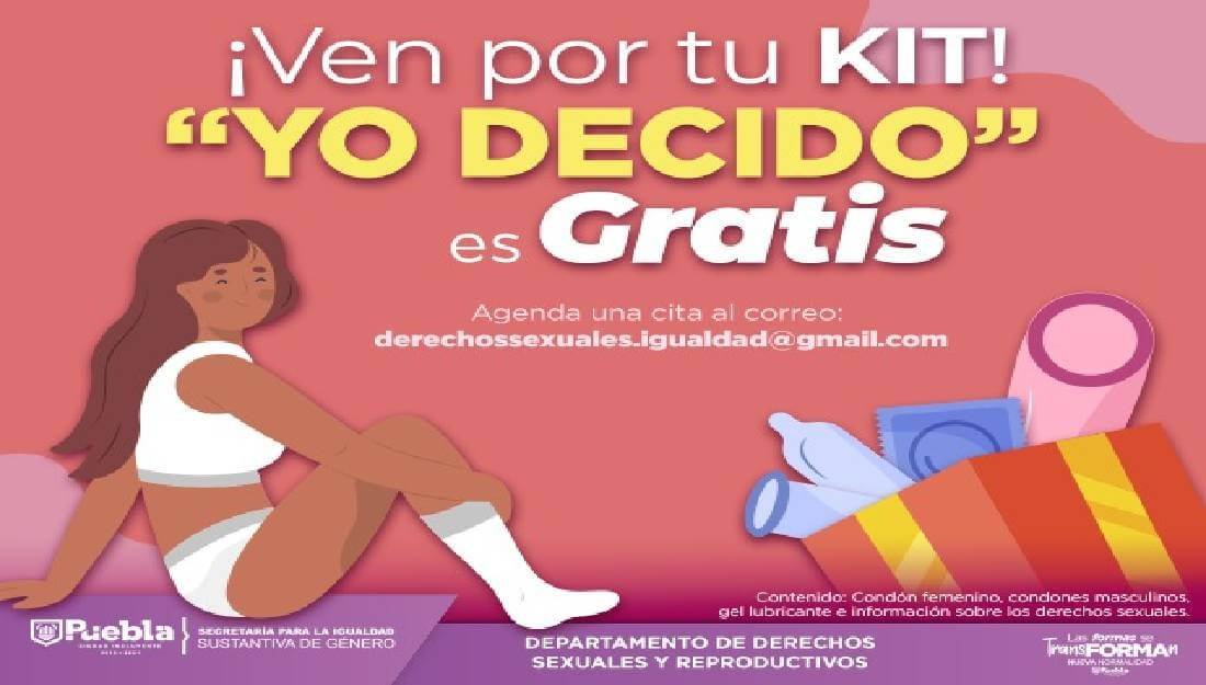Promueve Gobierno de la Ciudad de Puebla salud sexual con la campaña ¡Yo decido!