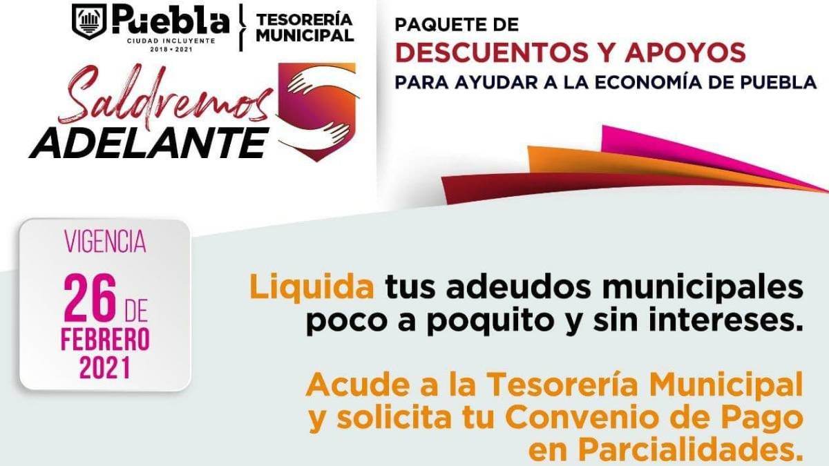 Anuncia Ayuntamiento de Puebla más estímulos fiscales para sector empresarial