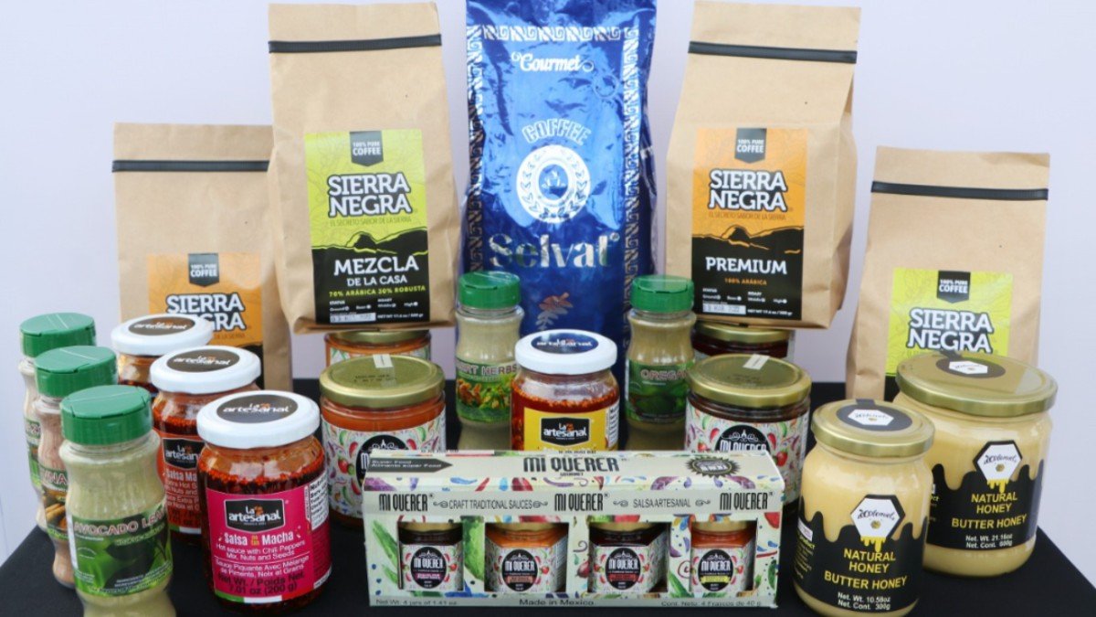 Exporta Puebla siete toneladas con ocho productos como café, salsas, mole y miel Exporta Puebla siete toneladas con ocho productos como café, salsas, mole y miel