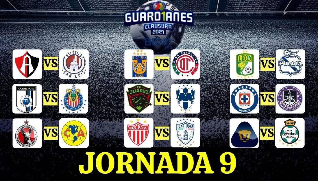 Jornada 9 Guardianes 2021