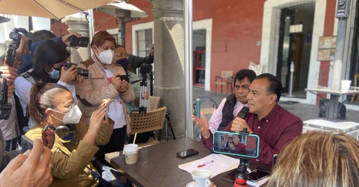 Pide Alejandro Oaxaca que Arriaga saque las manos de los comicios en Cholula ALEJANDRO OAXACA
