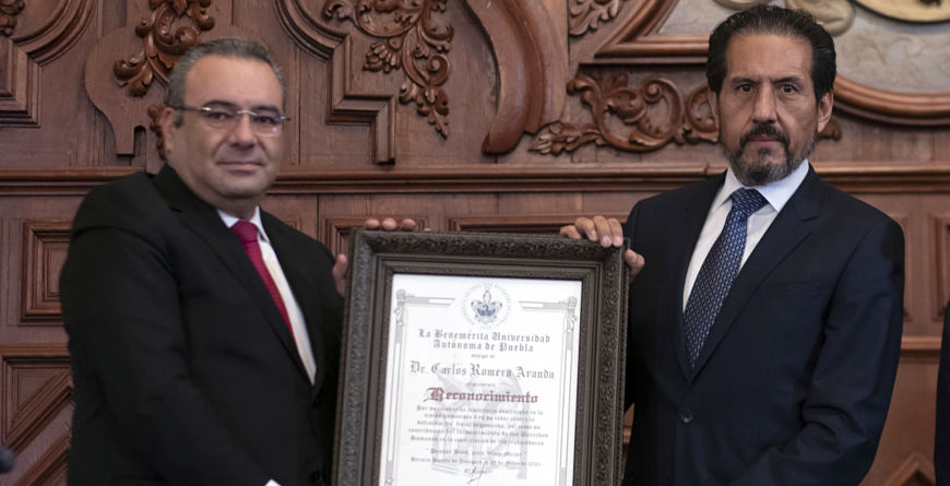 Reconoce Procurador Fiscal de la Federación a la BUAP por ser ejemplo de las reformas Reconoce Procurador Fiscal de la Federación a la BUAP por ser ejemplo de las reformas