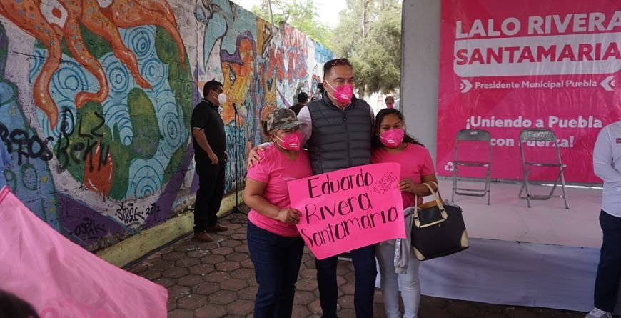 Todos los poblanos deben tener las mismas oportunidades: Lalo Rivera Santamaría