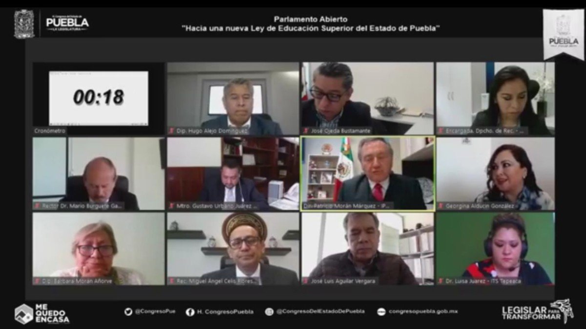 Inicia en el Congreso del Estado “Parlamento Abierto: Hacia una Nueva Ley de Educación Superior del Estado de Puebla” Inicia en el Congreso del Estado “Parlamento Abierto: Hacia una Nueva Ley de Educación Superior del Estado de Puebla”
