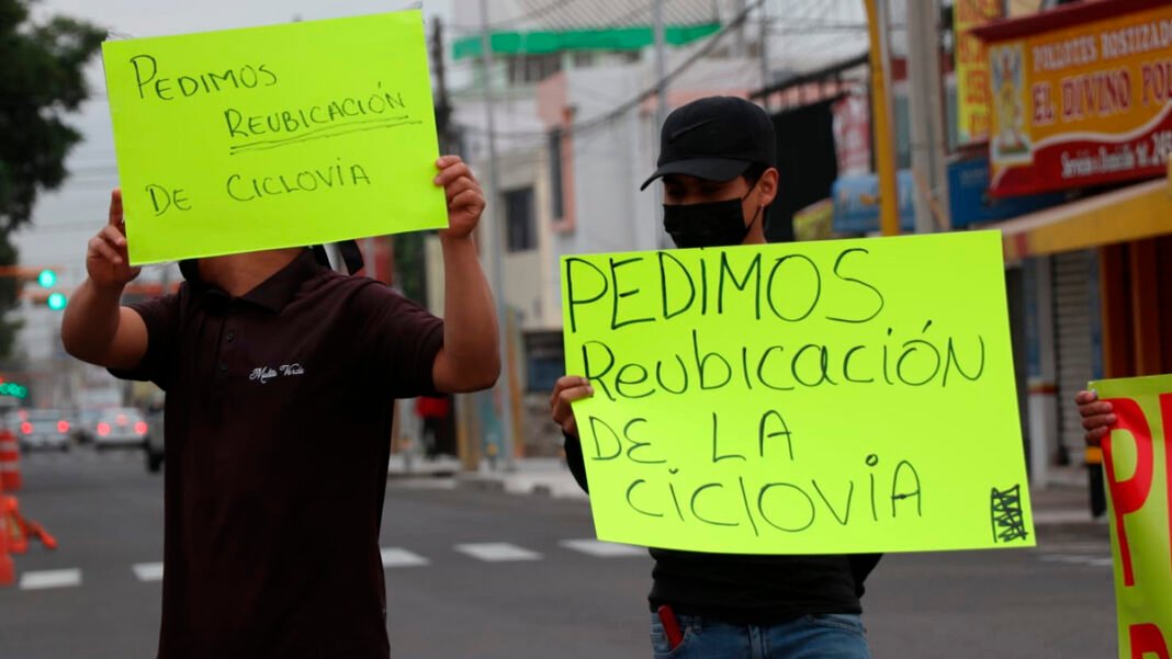 Vecinos de San Manuel rechazan ciclovía Vecinos de San Manuel rechazan ciclovía