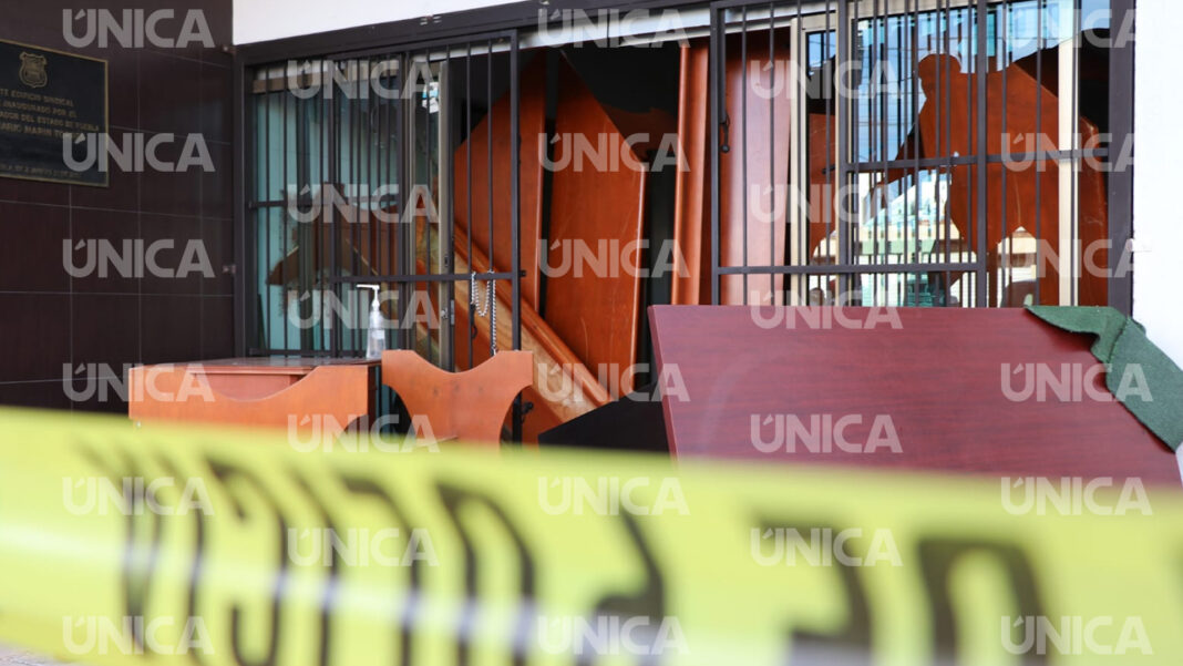 Las instalaciones del Sindicato del Ayuntamiento de Puebla fueron vandalizadas la madrugada de hoy Las instalaciones del Sindicato del Ayuntamiento de Puebla fueron vandalizadas la madrugada de hoy