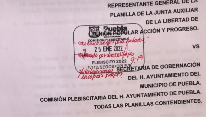 Candidato a edil auxiliar denuncia error en impresión de boletas y pide se repita la elección