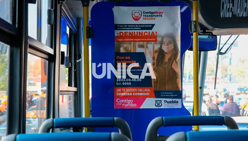 En Puebla, 8 de casa 10 mujeres se sienten inseguras en el transporte público