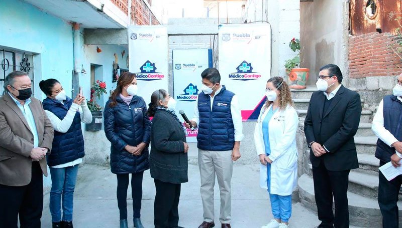 Enabeza edil de Puebla arranque del programa Médico Contigo