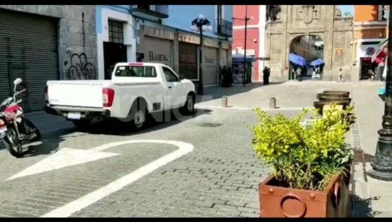 Como lo adelantó el alcalde de Puebla, pasó a ser de doble circulación la calle de los dulces