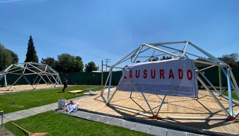 Clausuran proyecto de hostal en Cholula