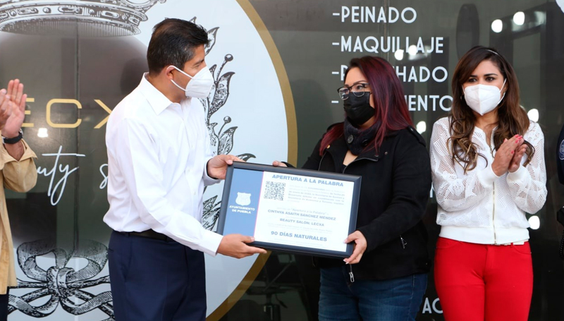 Impulsa ayuntamiento de Puebla Apertura Rápida de Negocios