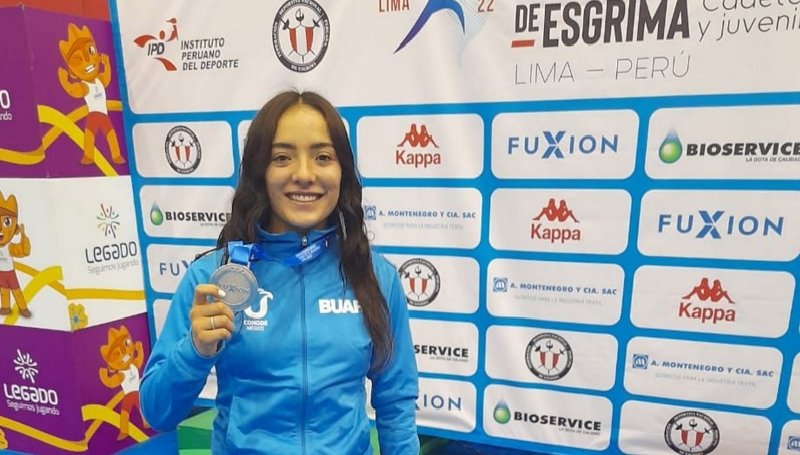 Gana estudiante BUAP medalla de plata en el Campeonato Panamericano Juvenil y Cadetes de Esgrima