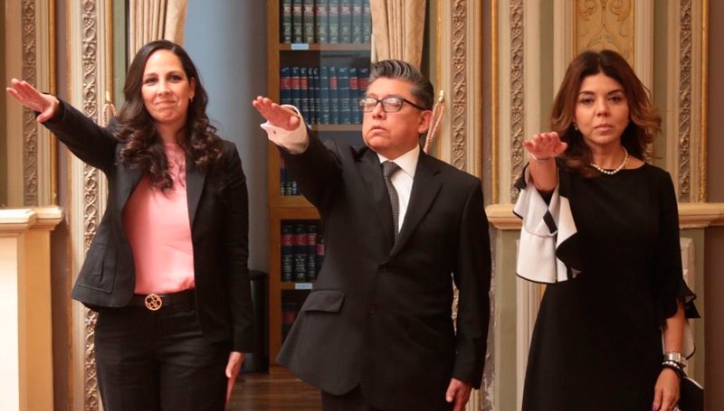 Rinden protesta los nuevos magistrados de la Sala Especializada del Tribunal de Juticia Administrativa