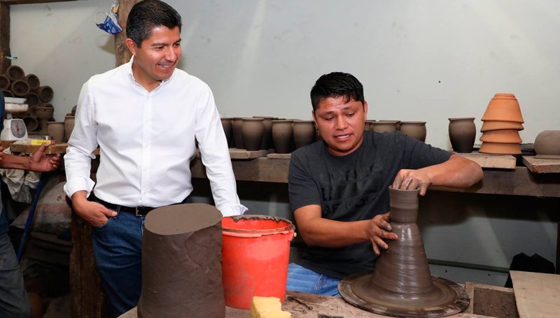 Entrega edil de Puebla rehabilitación del Centro Alfarero en Barrio de la Luz Entrega edil de Puebla rehabilitación del Centro Alfarero en Barrio de la Luz