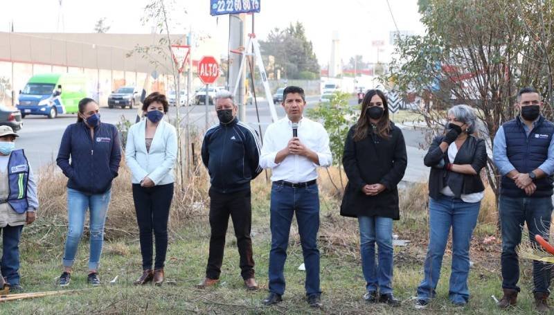 Avanza Ayuntamiento de Puebla con la limpieza de las entradas de la ciudad EDUARDO RIVERA