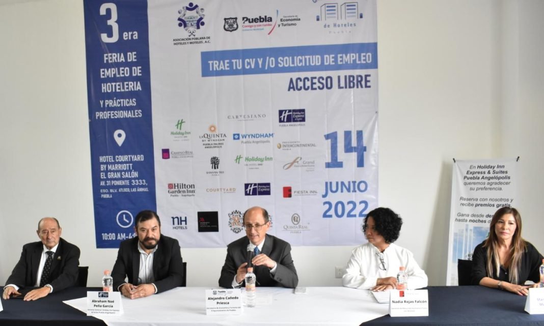 Puebla capital, sede de la Feria del Empleo del sector turístico Puebla capital, sede de la Feria del Empleo del sector turístico