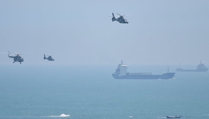 China realiza ejercicios militares cerca de la costa de Taiwán
