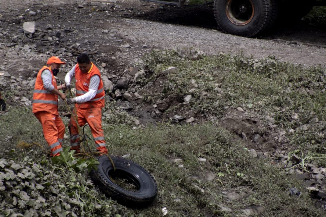 Retira el OOSL del ayuntamiento de Puebla más de tres toneladas de residuos de Puente Negro Retira el OOSL del ayuntamiento de Puebla más de tres toneladas de residuos de Puente Negro