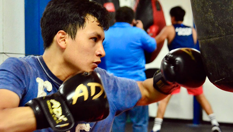 Función de box en la Arena BUAP Función de box en la Arena BUAP