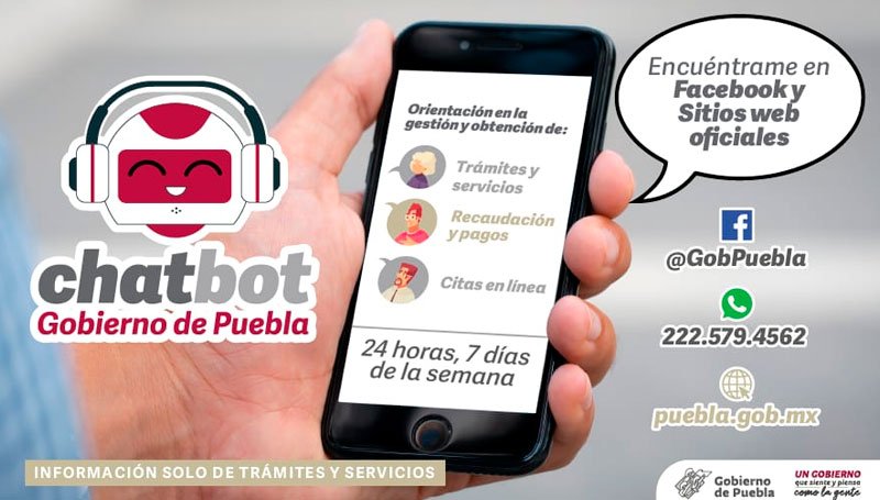 Recibe Puebla reconocimiento por el “Asistente Virtual-Chatbot”