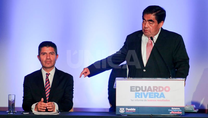 El apoyo de Miguel Barbosa a Eduardo Rivera El apoyo de Miguel Barbosa a Eduardo Rivera