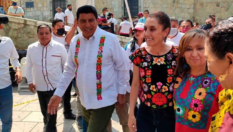 Realizan asambleas de apoyo en Oaxaca para apoyar a Sheinbaum