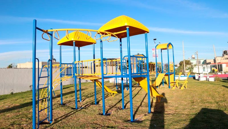 Entrega el ayuntamiento de Puebla la rehabilitación del parque Juego de Pelota en la Resurrección Entrega el ayuntamiento de Puebla la rehabilitación del parque Juego de Pelota en la Resurrección