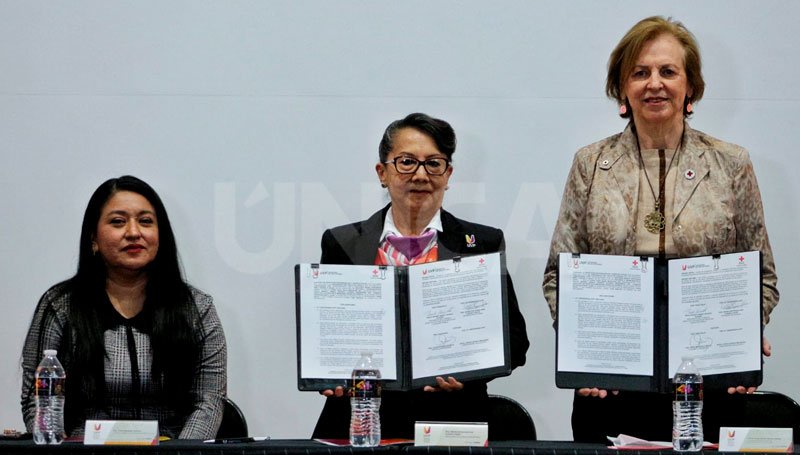Cruz Roja Mexicana y UVP firman convenio de colaboración cruz roja uvp
