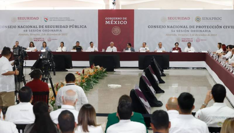 Participa Puebla en la Sesión Ordinaria del Consejo Nacional de Seguridad Pública