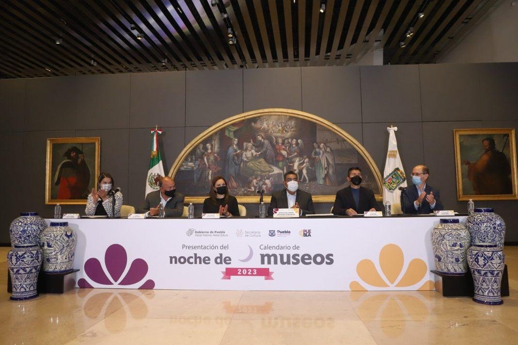 Presenta Gobierno de Puebla la “Noche de Museos 2023” Presenta Gobierno de Puebla la “Noche de Museos 2023”