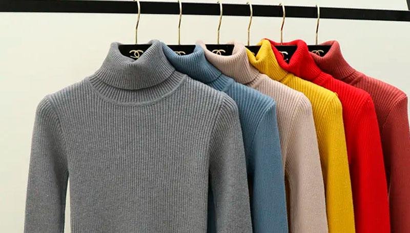 blusas de cuello alto
