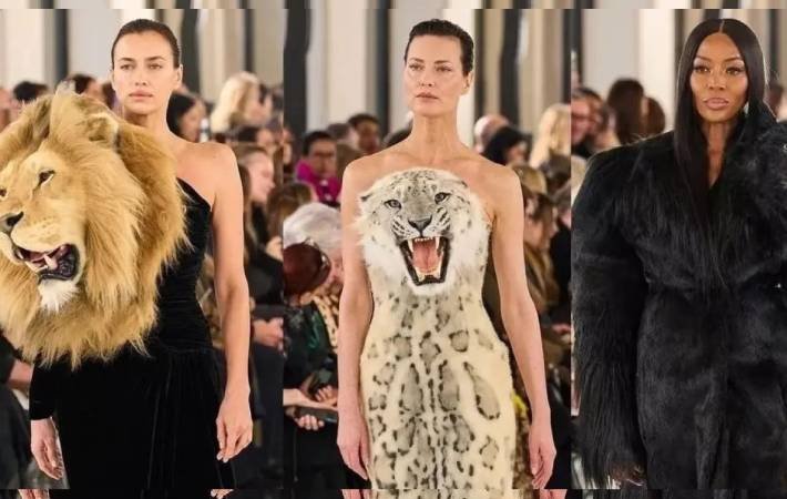¡Cabezas de animales en el Fashion Week de Paris!